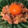 極上赤身肉のたたきユッケ