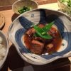 フルーツで煮込んだ豚の角煮定食