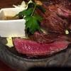 20日間熟成肉 牛肩ロースのステーキ 赤ワインマデラソース