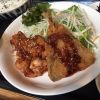 アジフライ・鶏からあげミックス定食