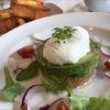Salmon Tartar, Avocado & Poached Egg Dill Source