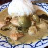 鶏肉のグリーンカレー（スープ付き）
