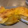 焼きリンゴとクリームチーズの南瓜レーズンベーグル