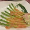 Smoked salmon asparagus salad